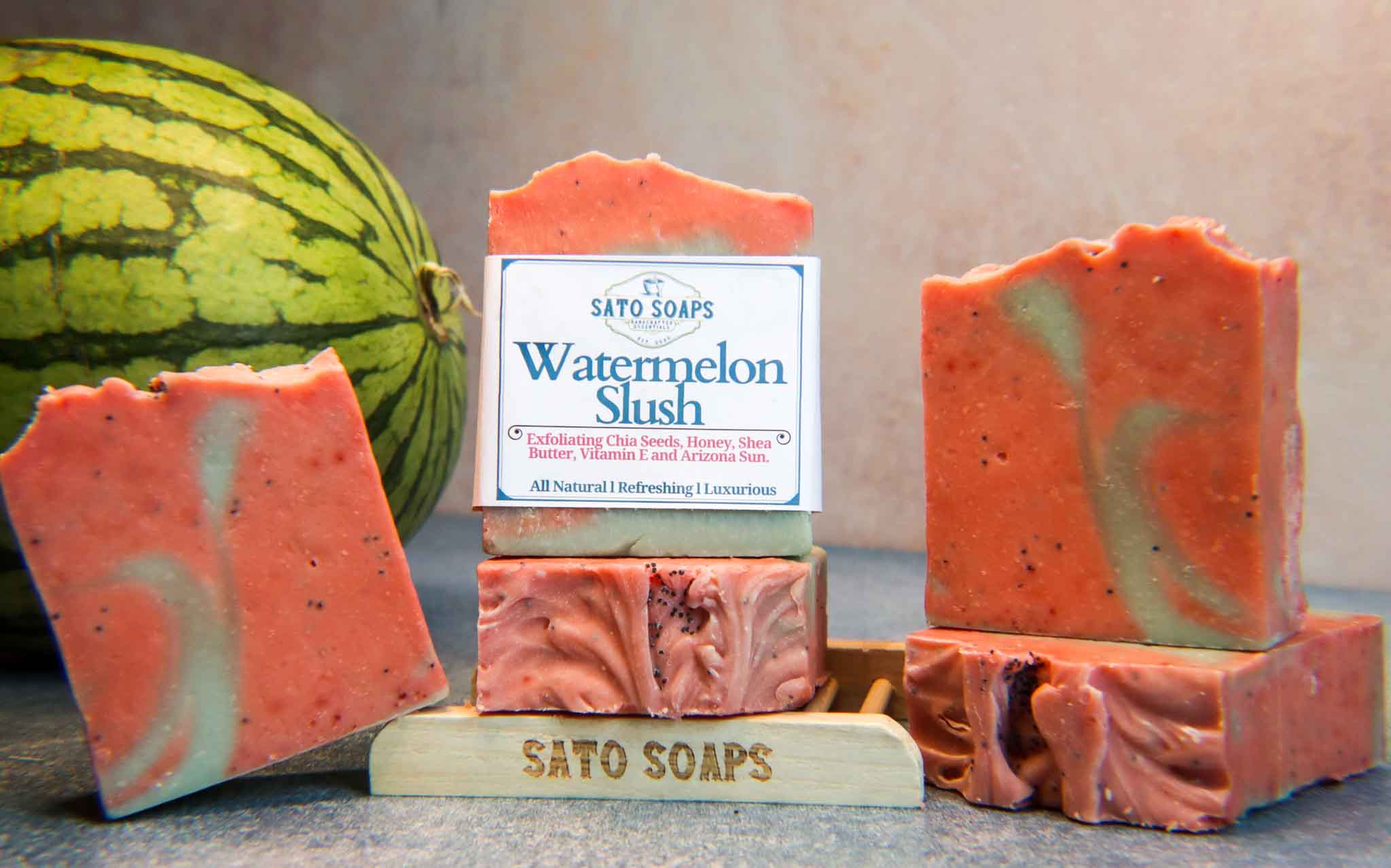 Watermelon Slush (Refreshing Exfoliating Soap Bar)