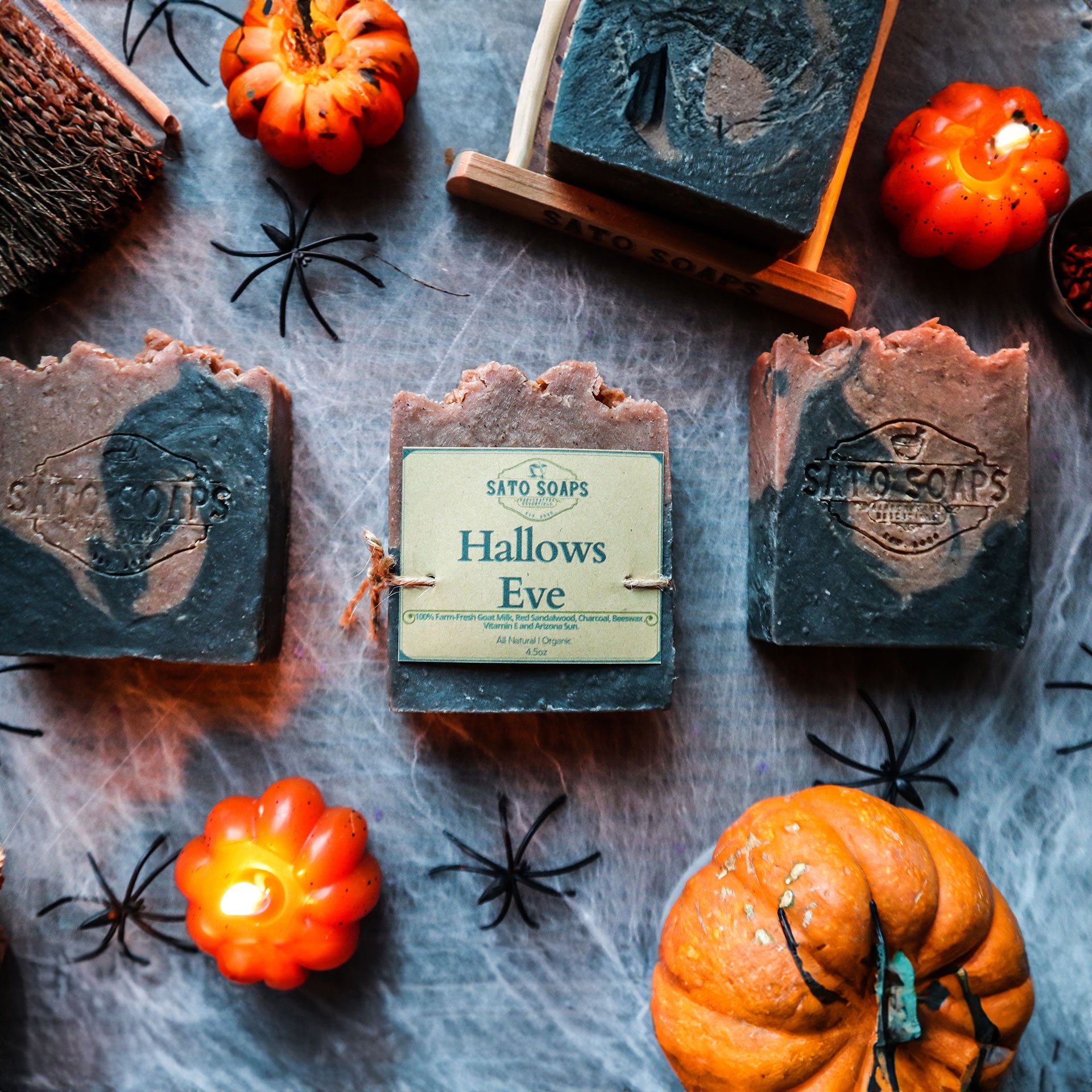 Hallows Eve (Wicked Goats-milk, Charcoal and Red Sandalwood Soap)