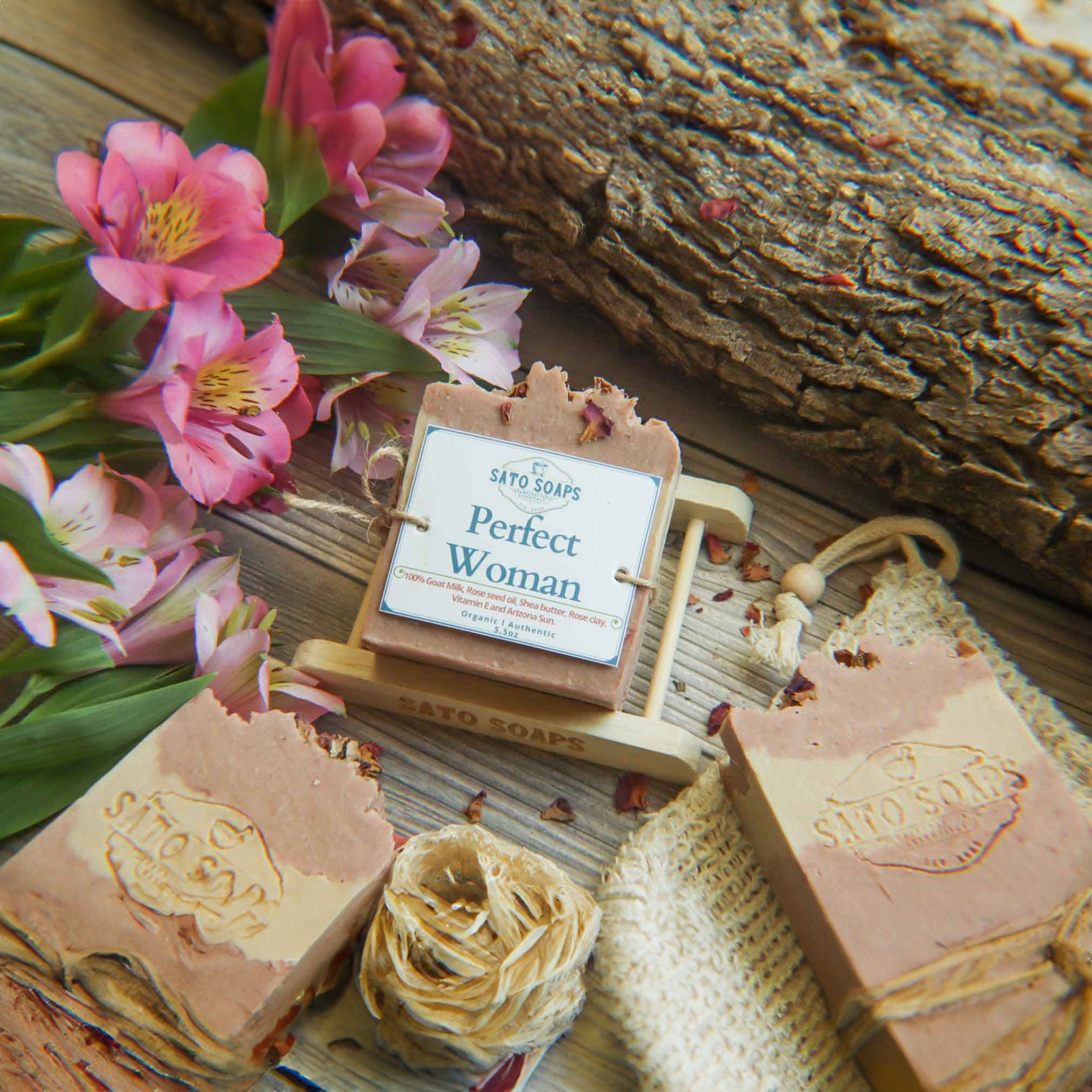 Perfect Woman (Goatmilk and Shea Butter with Rose Seed Body Soap Bar)