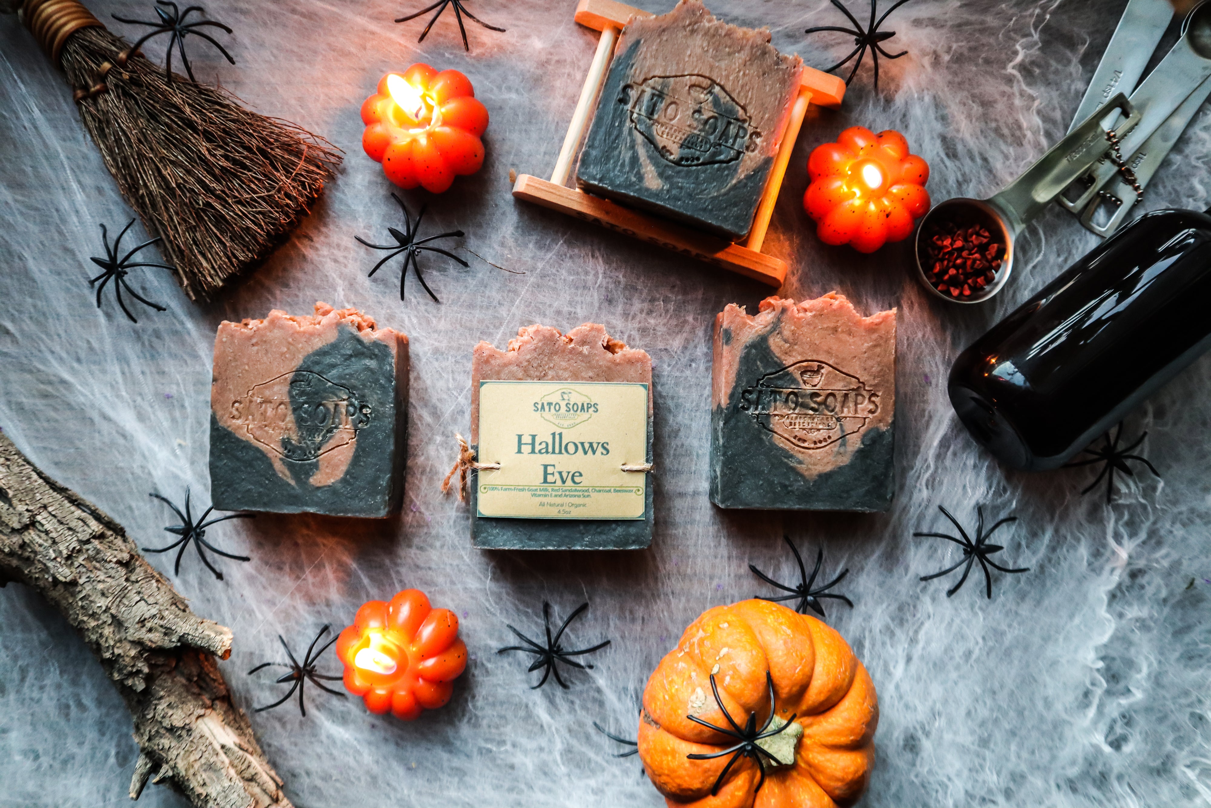 Hallows Eve (Wicked Goats-milk, Charcoal and Red Sandalwood Soap)