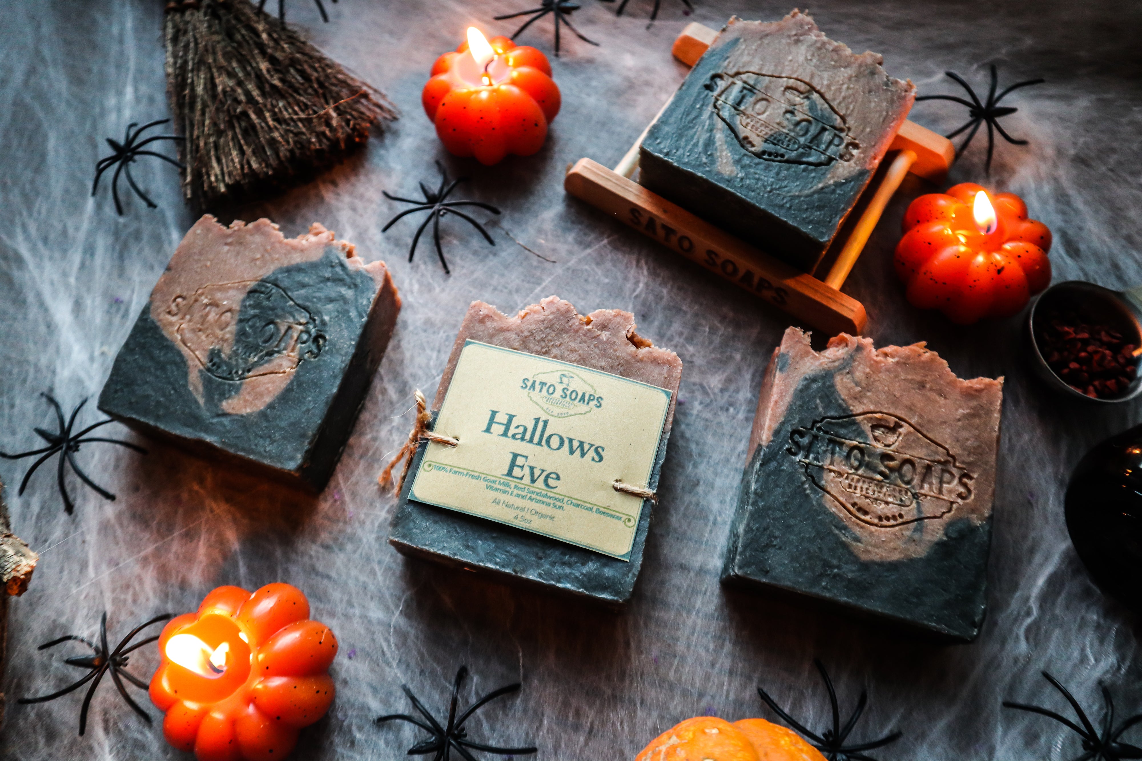 Hallows Eve (Wicked Goats-milk, Charcoal and Red Sandalwood Soap)