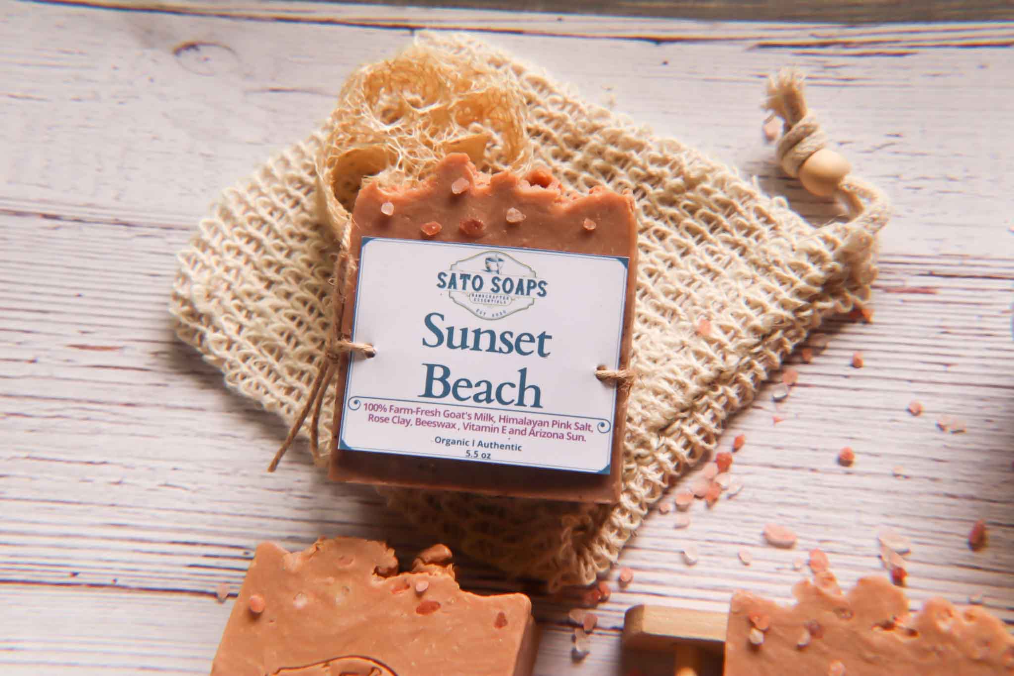 Sunset Beach (Himalayan Pink Salt, Rose Clay, Shea Butter, Vitamin E and Arizona Sun)