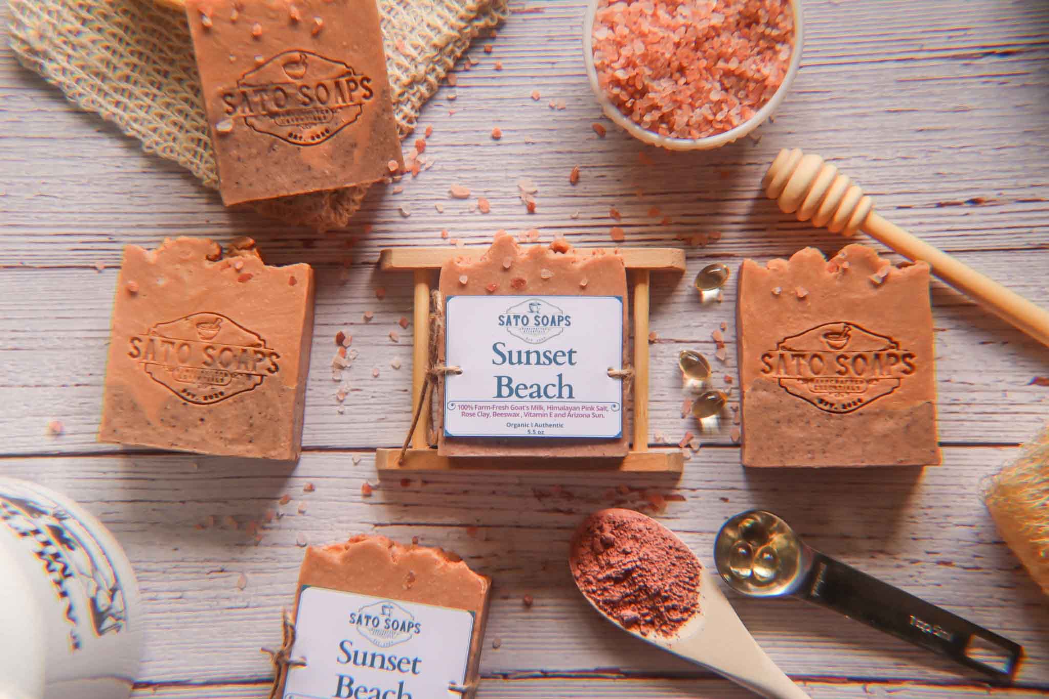 Sunset Beach (Himalayan Pink Salt, Rose Clay, Shea Butter, Vitamin E and Arizona Sun)