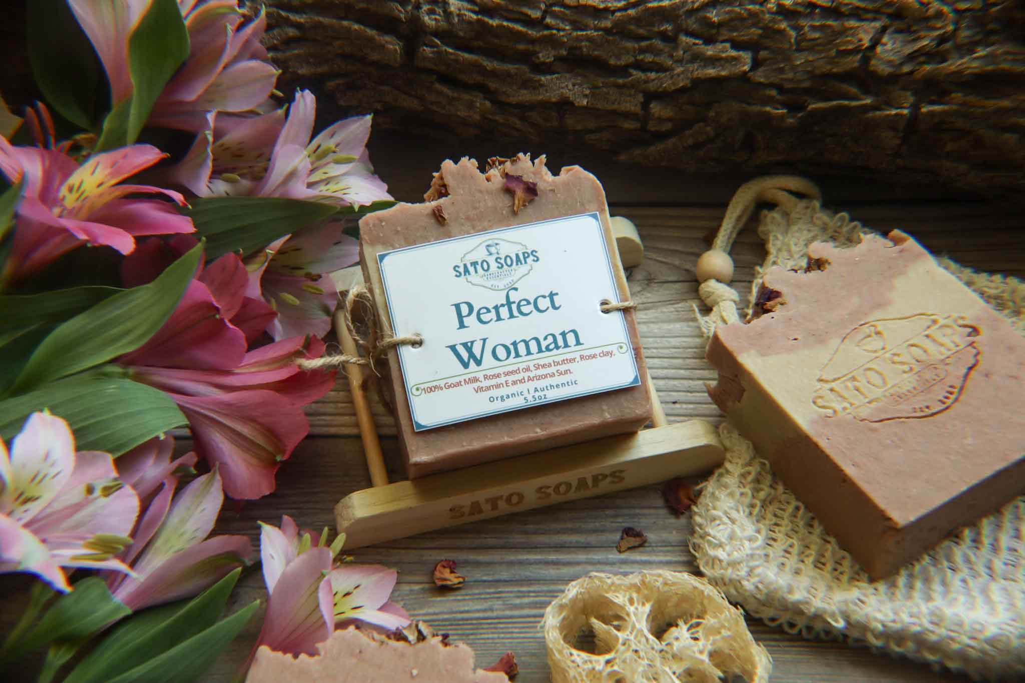 Perfect Woman (Goatmilk and Shea Butter with Rose Seed Body Soap Bar)