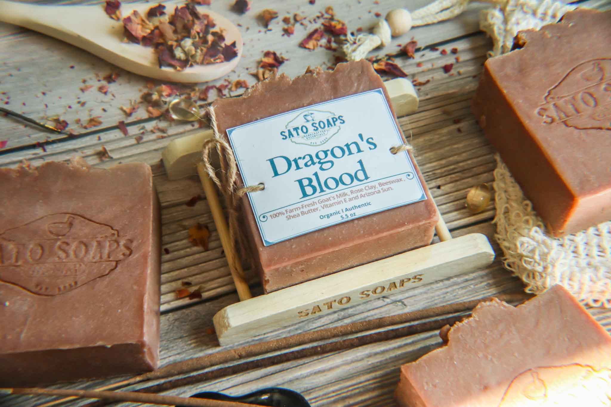 Dragon's Blood Luxurious Goatmilk with Shea Butter and Rose Clay Body Soap Bar