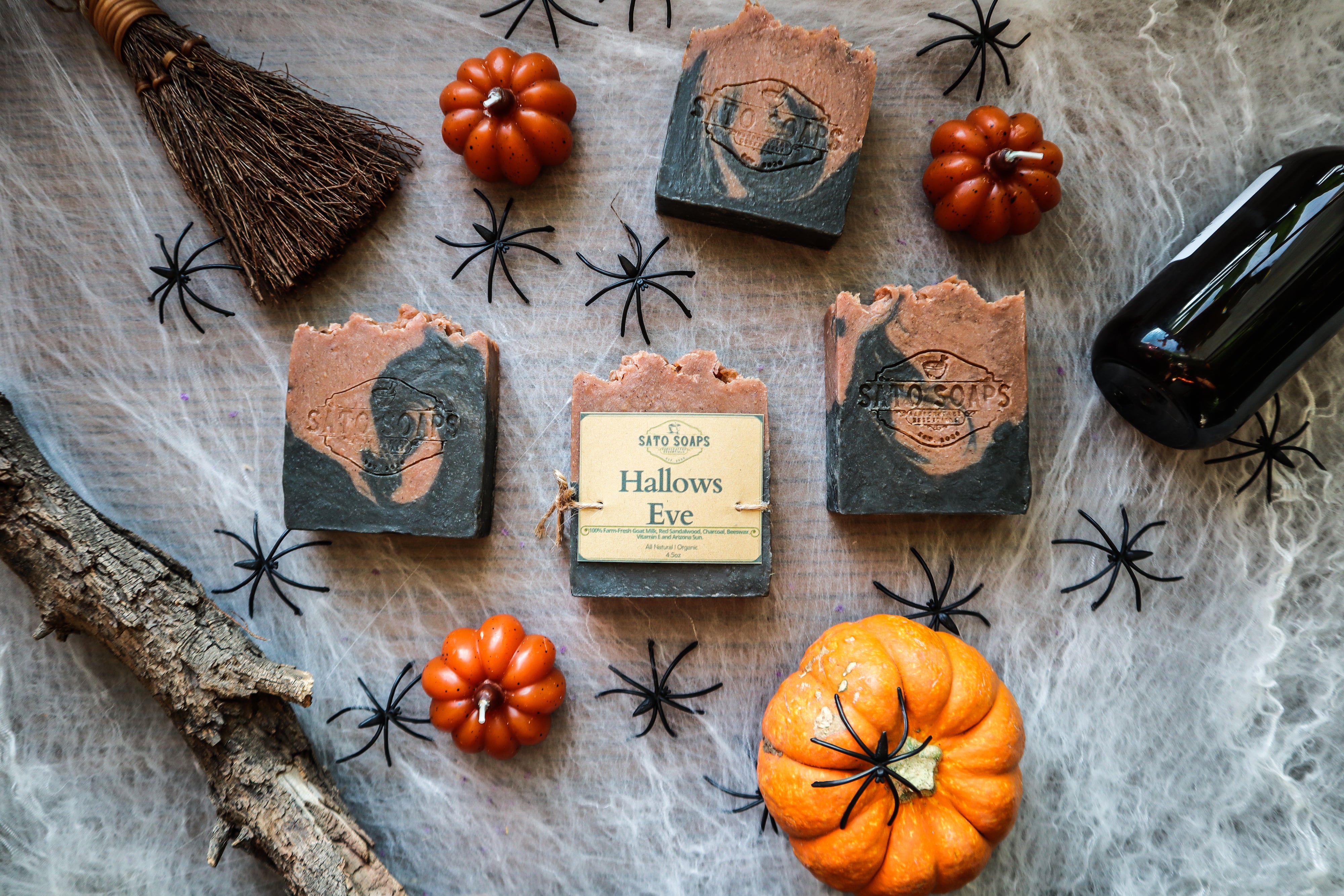 Hallows Eve (Wicked Goats-milk, Charcoal and Red Sandalwood Soap)