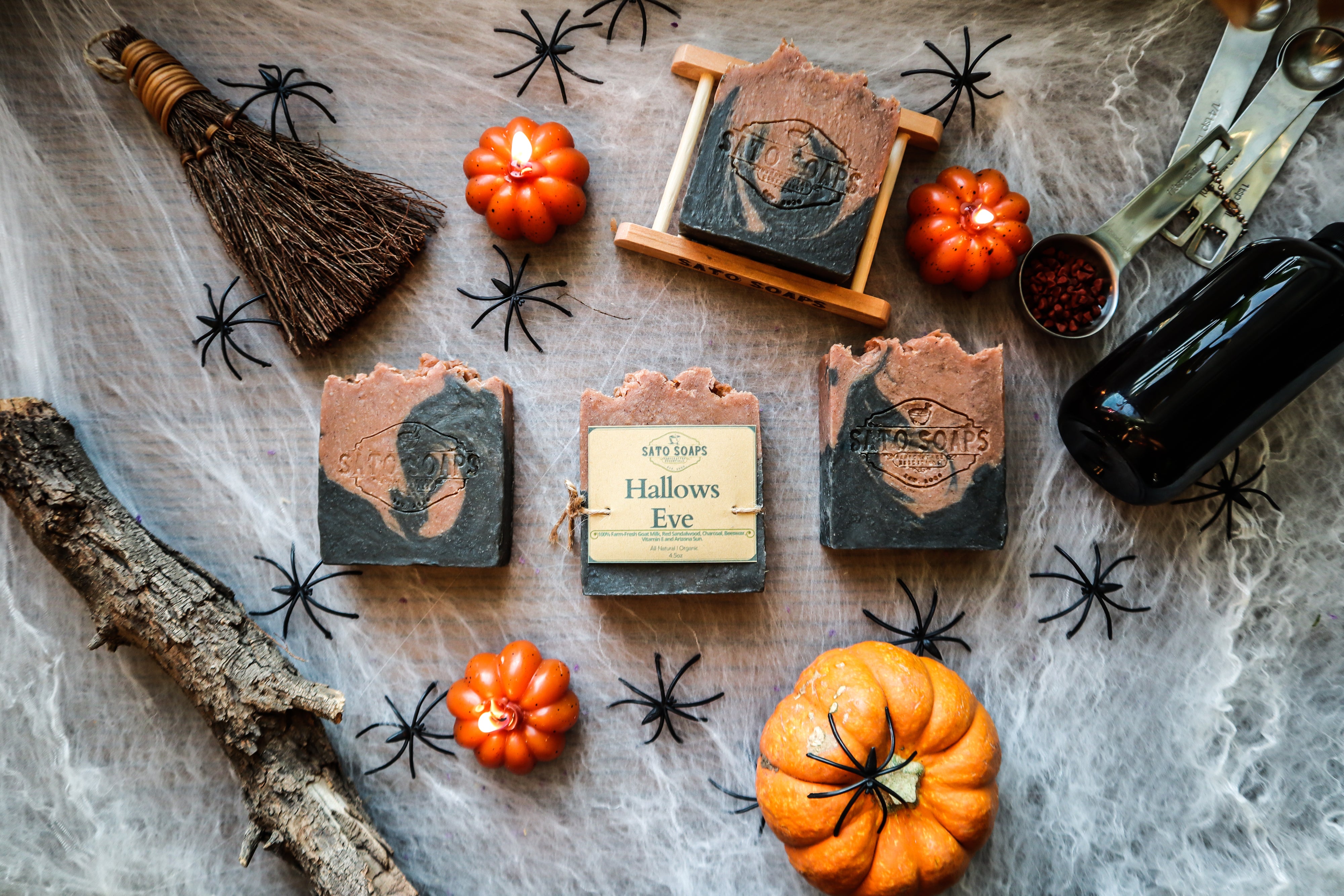 Hallows Eve (Wicked Goats-milk, Charcoal and Red Sandalwood Soap)