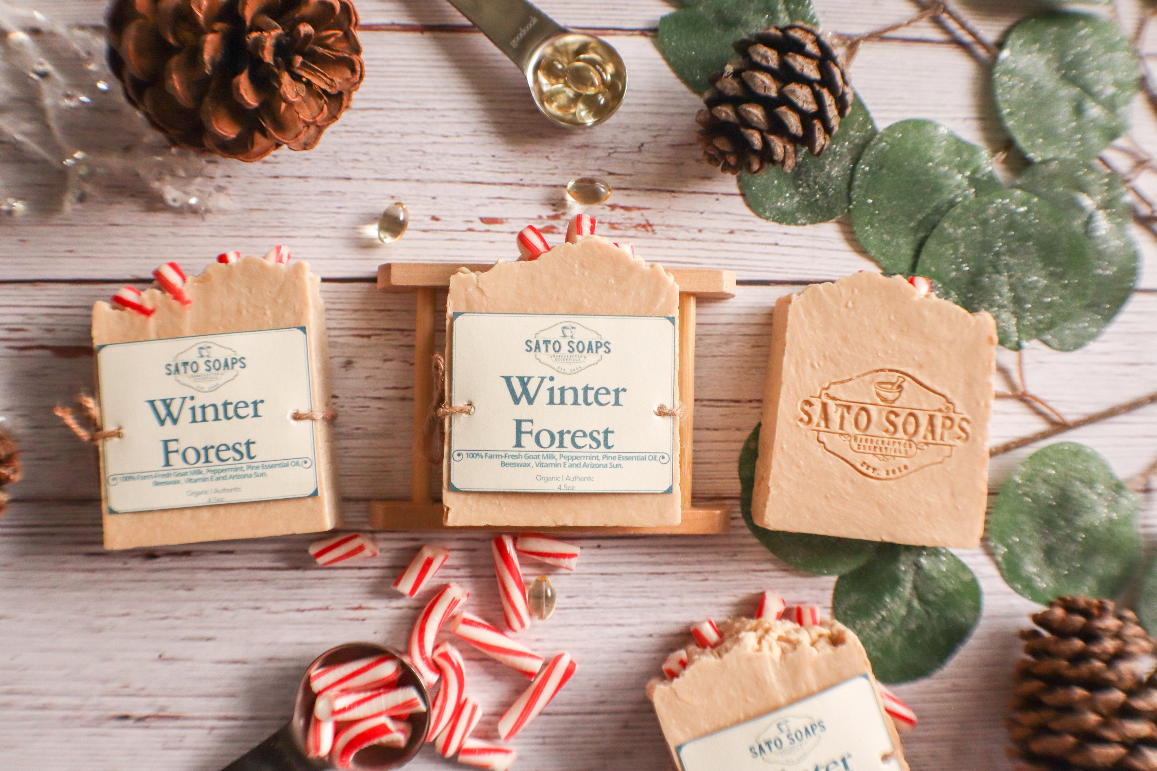 Winter Forest (Nourishing Goats-milk, Peppermint And Pine Soap Bar)